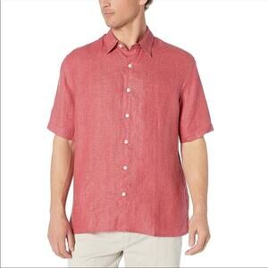 28 Palms Relaxed Fit Linen Button Down Sz XXL